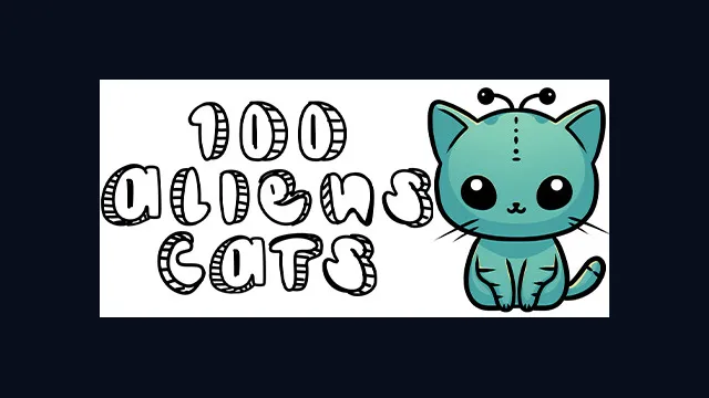 100 Aliens Cats