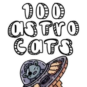 Обкладинка гри 100 Astro Cats
