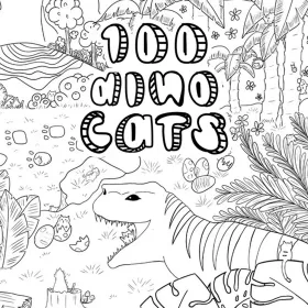 Обкладинка гри 100 Dino Cats
