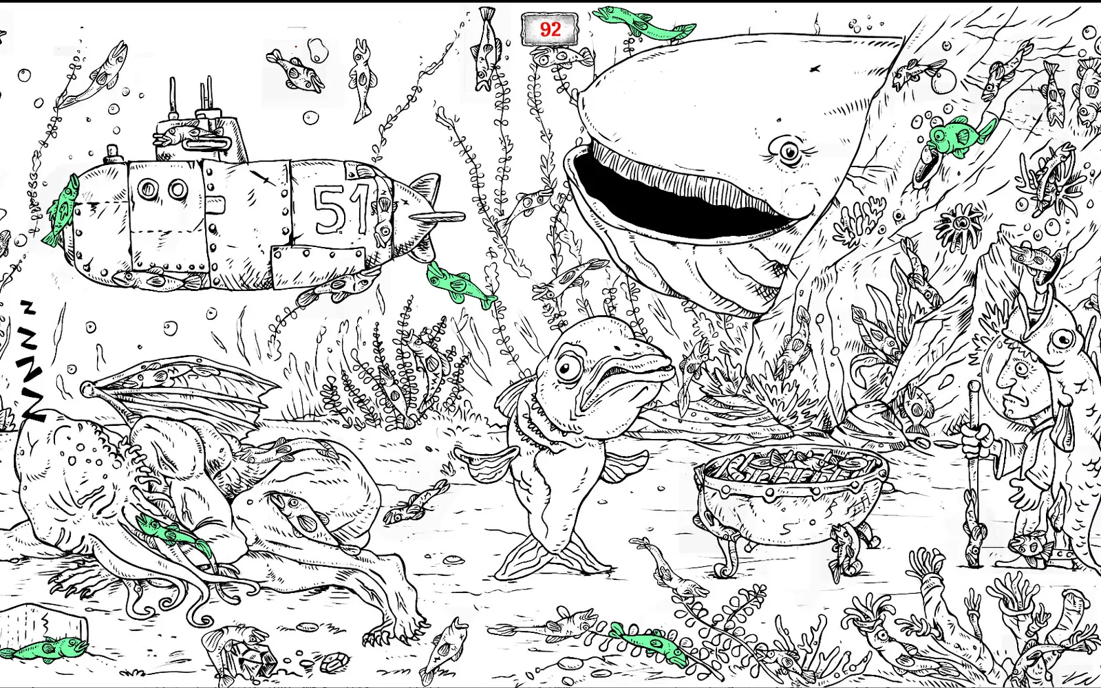 100 hidden Cthulhu fish media 4