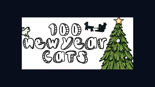 100 New Year Cats