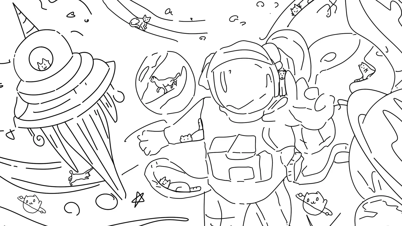 100 Space Cats media 8