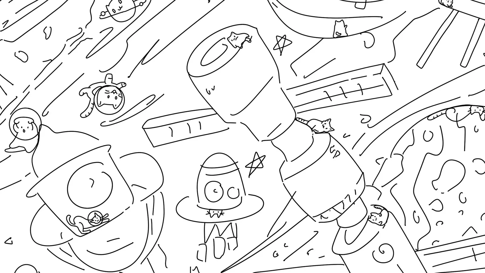 100 Space Cats media 13