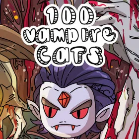 Обкладинка гри 100 Vampire Cats