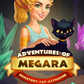 Обкладинка гри Adventures of Megara: Demeter's Cat-astrophe
