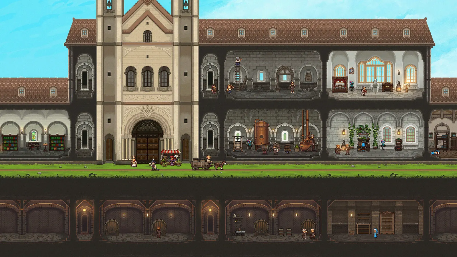 Ale Abbey - Monastery Brewery Tycoon media 2