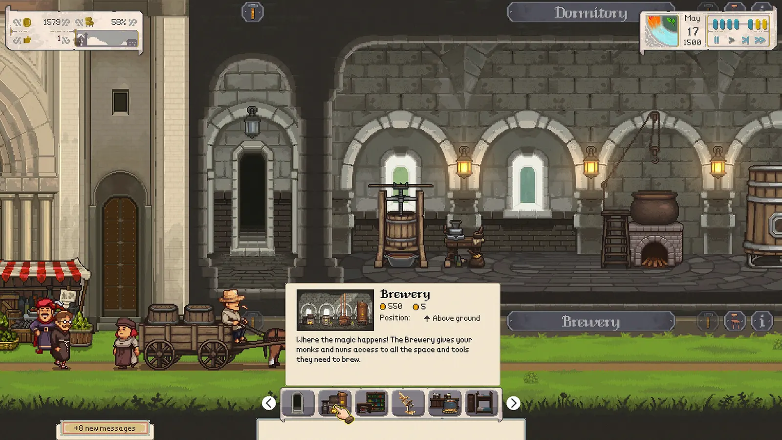 Ale Abbey - Monastery Brewery Tycoon media 5