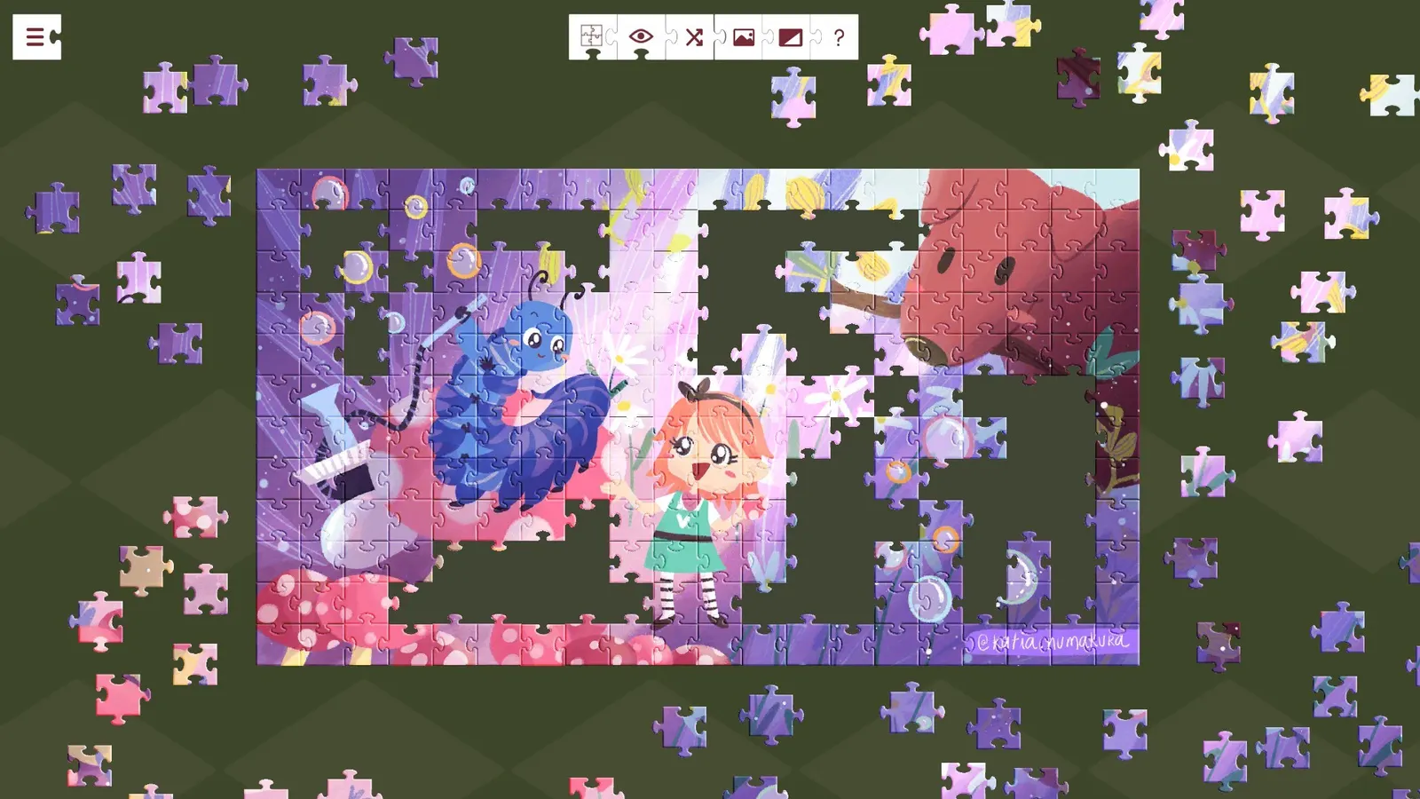 Alice in Wonderland - a jigsaw puzzle tale media 3