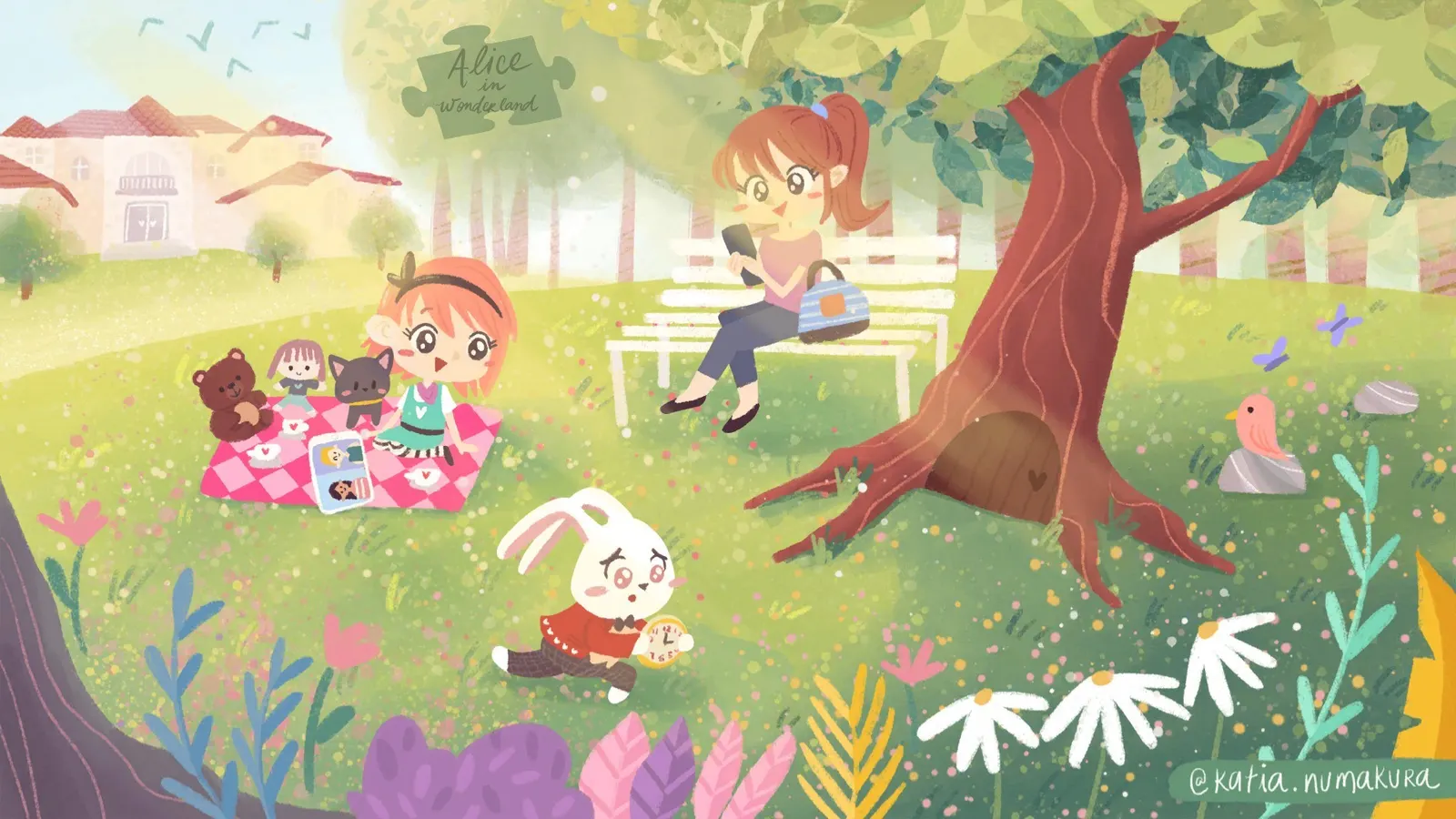 Alice in Wonderland - a jigsaw puzzle tale media 5