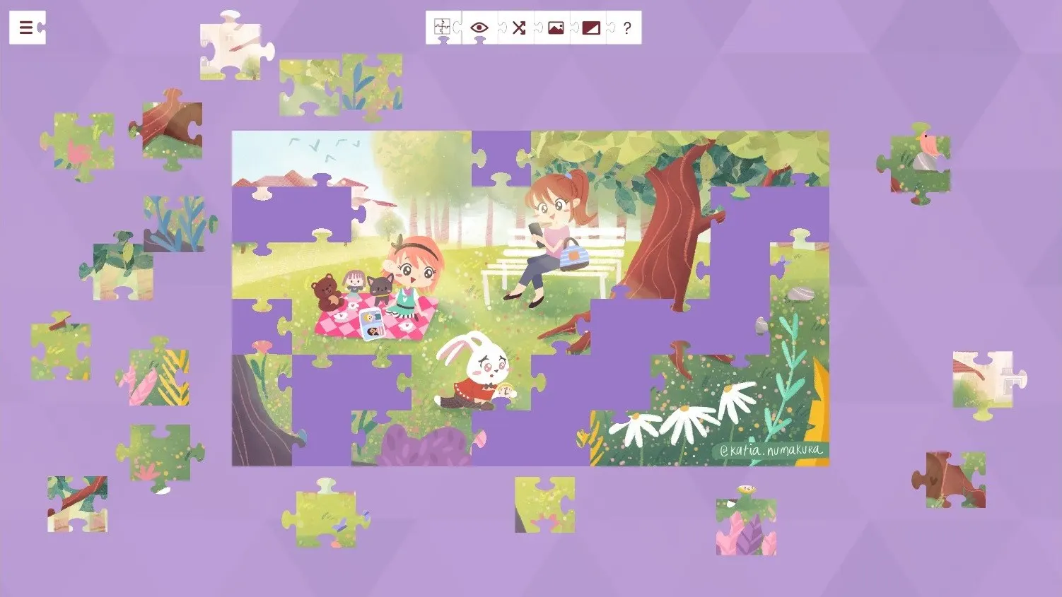 Alice in Wonderland - a jigsaw puzzle tale media 7