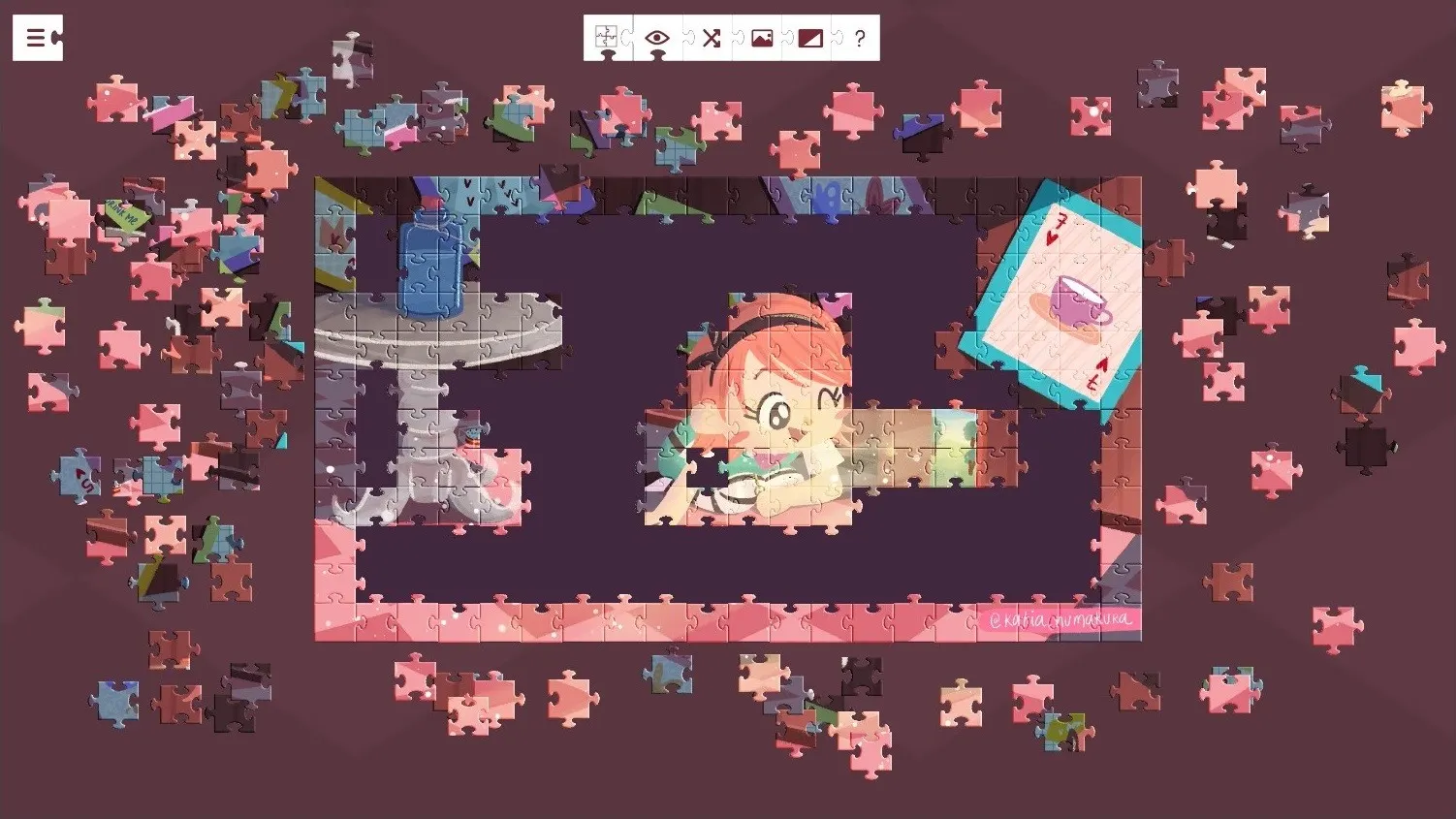Alice in Wonderland - a jigsaw puzzle tale media 8