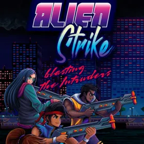 Обкладинка гри Alien Strike: Blasting the Intruders