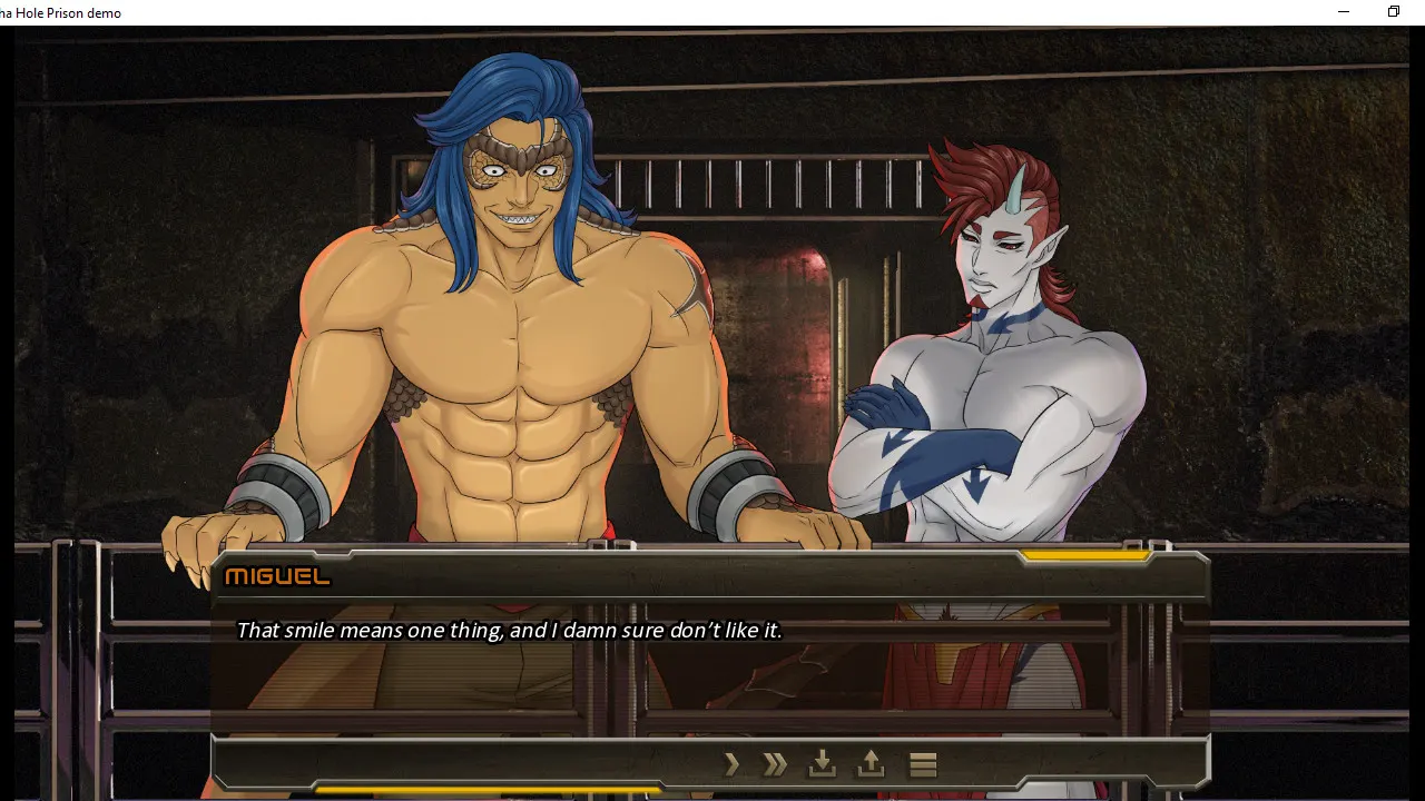 Alpha Hole Prison - A Yaoi, Gay, Bara Visual Novel media 11