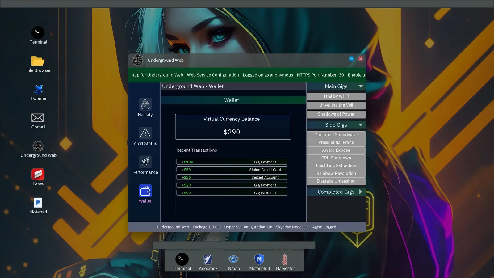 Anonymous Hacker Simulator: Prologue media 9