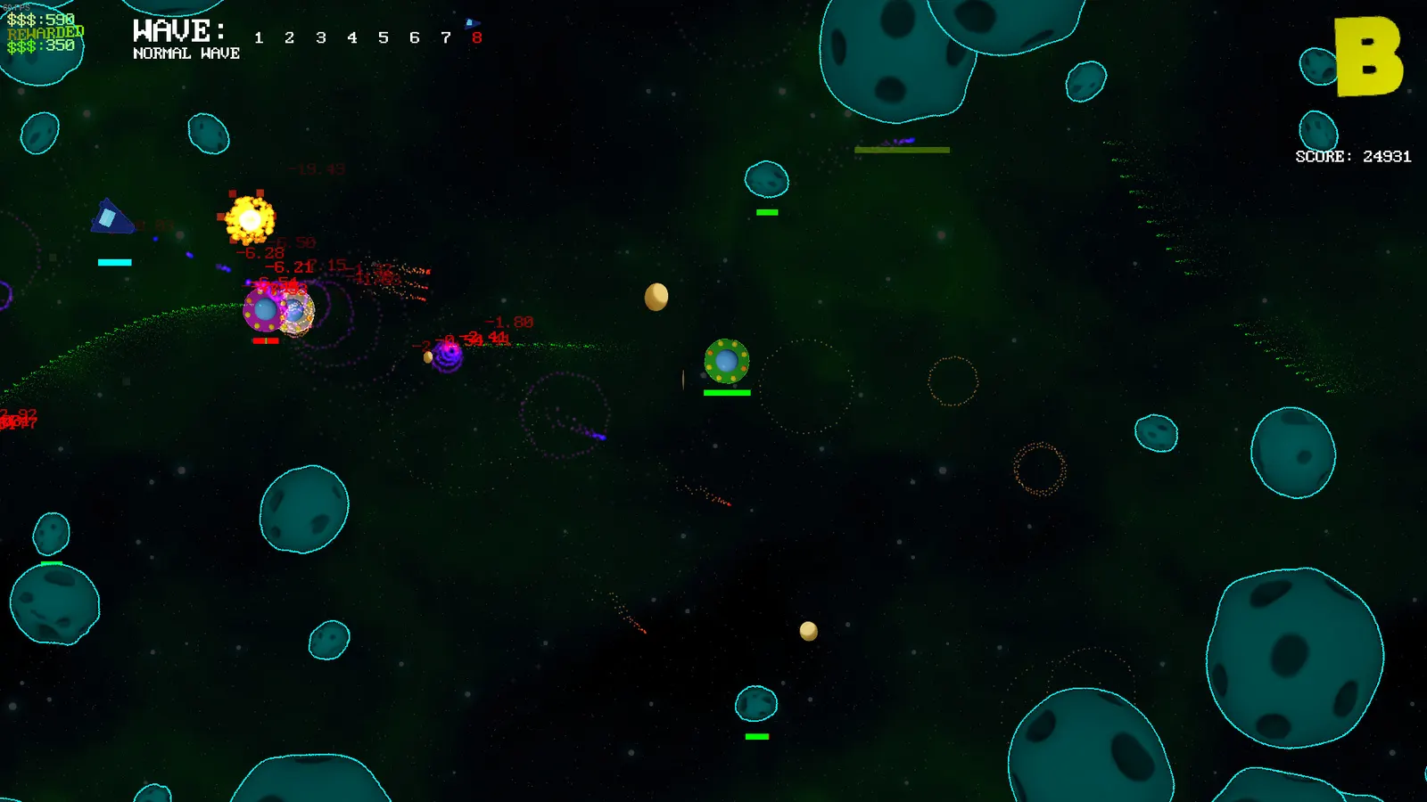 Asteroids ++ media 2