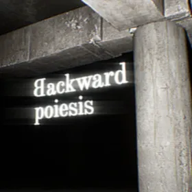 Обкладинка гри Backward poiesis