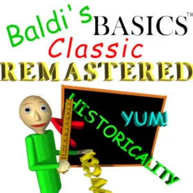 Обкладинка гри Baldi's Basics Classic Remastered
