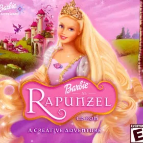 Обкладинка гри Barbie as Rapunzel: A Creative Adventure