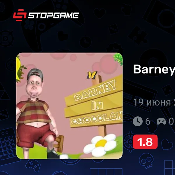 Обкладинка гри Barney in Chocoland