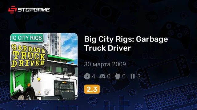 Big City Rigs: Garbage Truck Driver