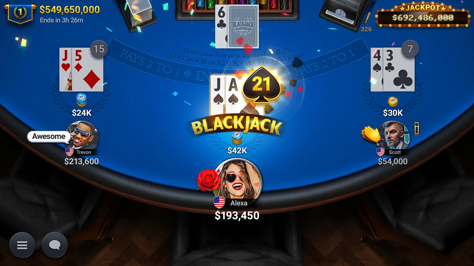 Blackjack Championship media 2