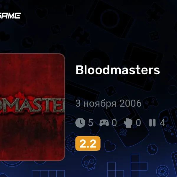 Обкладинка гри Bloodmasters