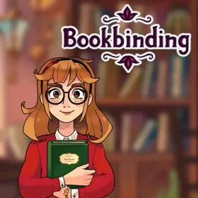 Обкладинка гри Bookbinding – Dark Cozy Sim