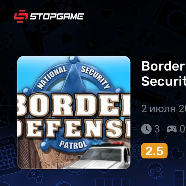 Обкладинка гри Border Defense: National Security Patrol