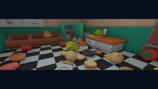 Burgie's cozy kitchen