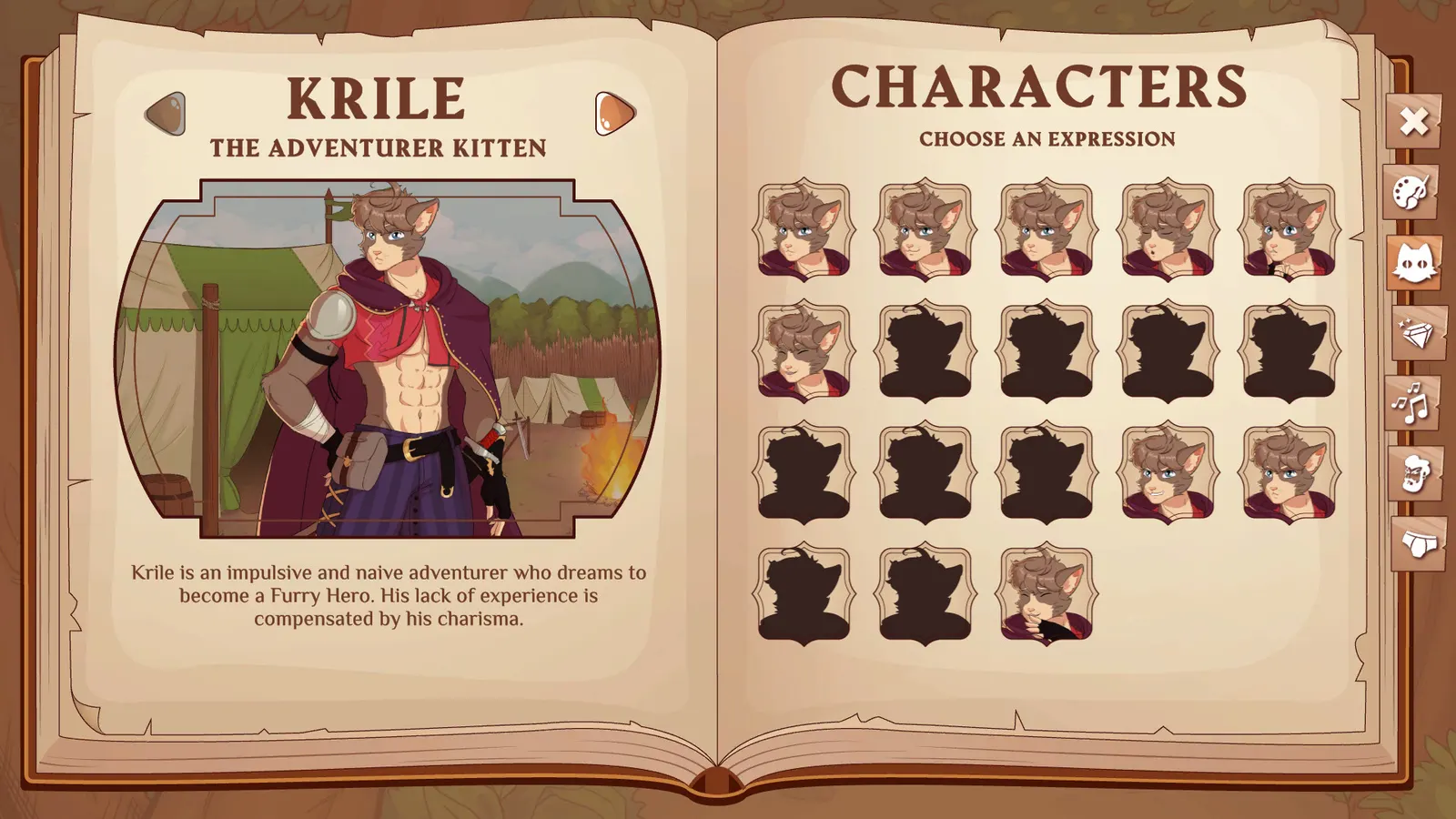 Burrow of the Fallen Bear: A Gay Furry Visual Novel media 5