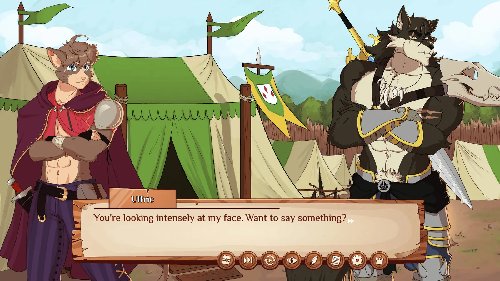 Burrow of the Fallen Bear: A Gay Furry Visual Novel media 7