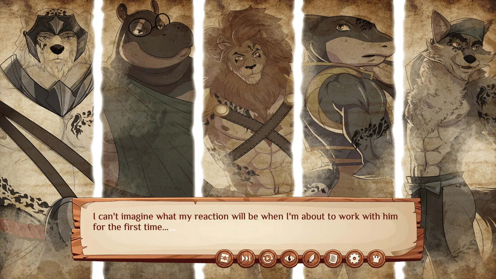 Burrow of the Fallen Bear: A Gay Furry Visual Novel media 8