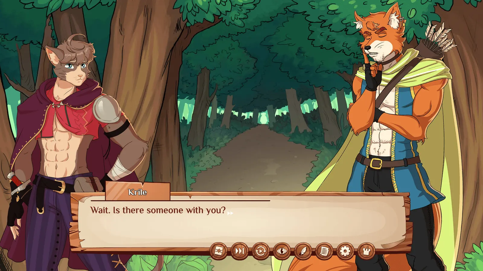 Burrow of the Fallen Bear: A Gay Furry Visual Novel media 10