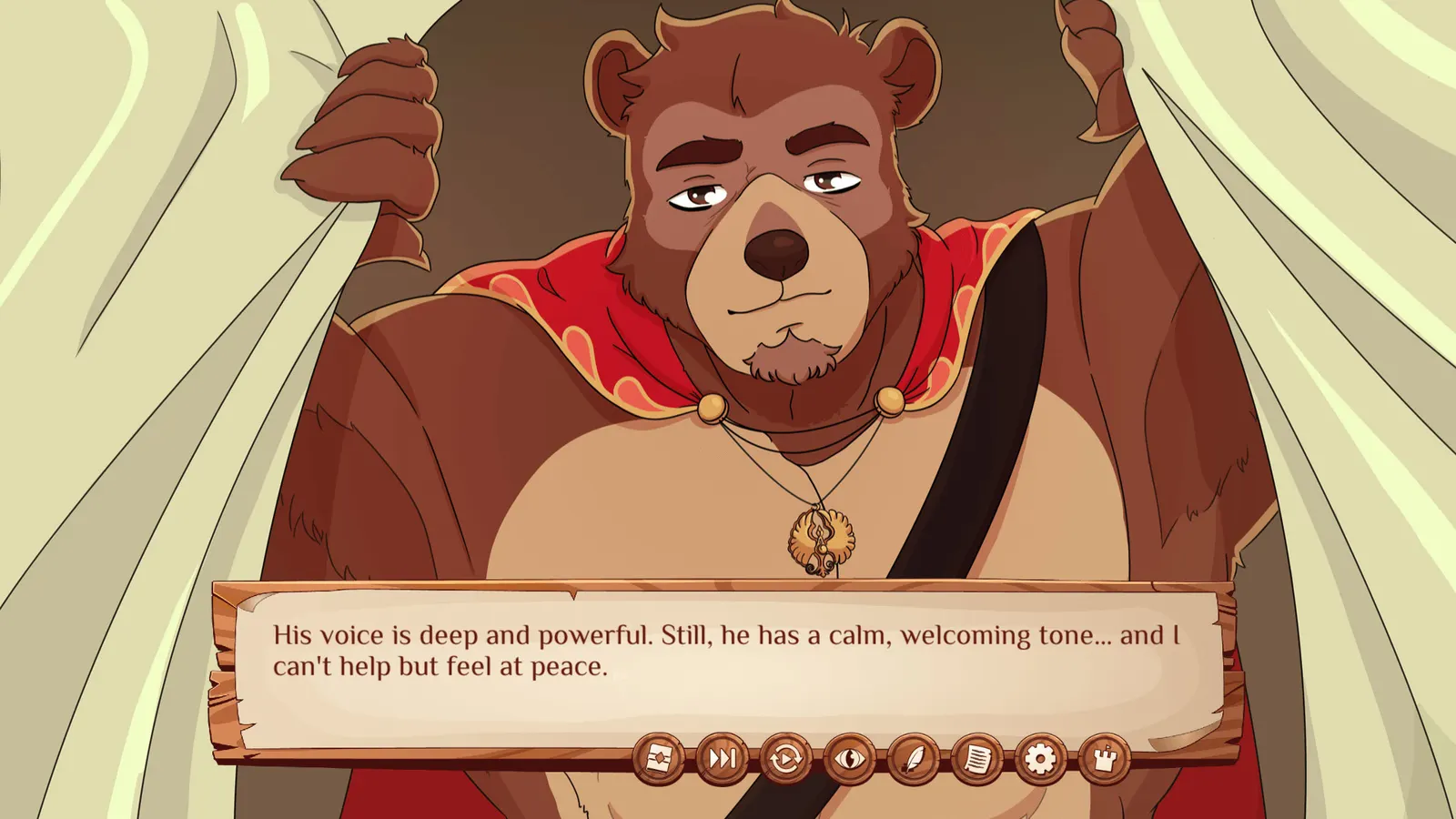 Burrow of the Fallen Bear: A Gay Furry Visual Novel media 12