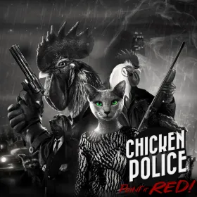 Обкладинка гри Chicken Police - Paint it RED!