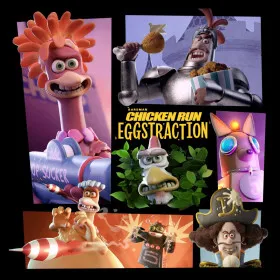 Обкладинка гри Chicken Run: Eggstraction