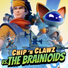 Обкладинка гри Chip ‘n Clawz vs. The Brainioids