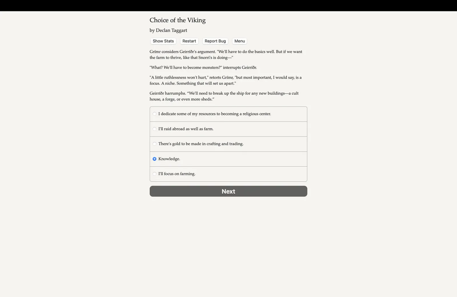 Choice of the Viking media 9