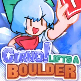Обкладинка гри Cirno! Lifts a Boulder