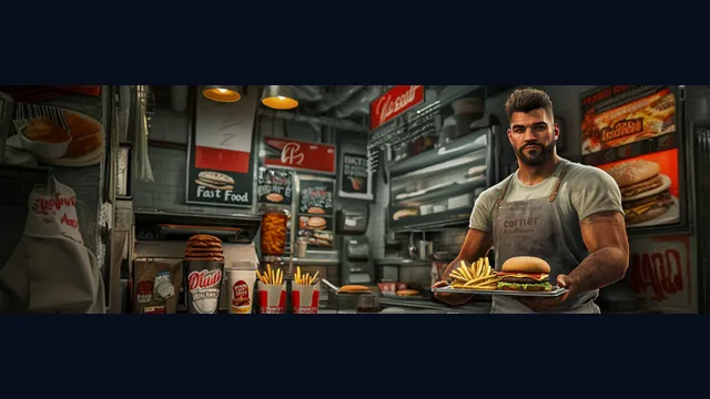 Corner Kitchen Fast Food Simulator