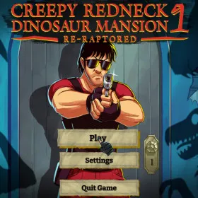 Обкладинка гри Creepy Redneck Dinosaur Mansion 1 Re-Raptored