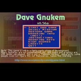 Обкладинка гри Dave Gnukem