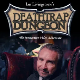 Обкладинка гри Deathtrap Dungeon: The Interactive Video Adventure