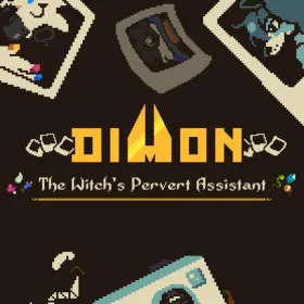 Обкладинка гри Dimon - The Witch's Pervert Assistant