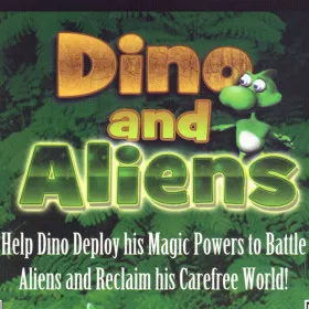 Обкладинка гри Dino and Aliens