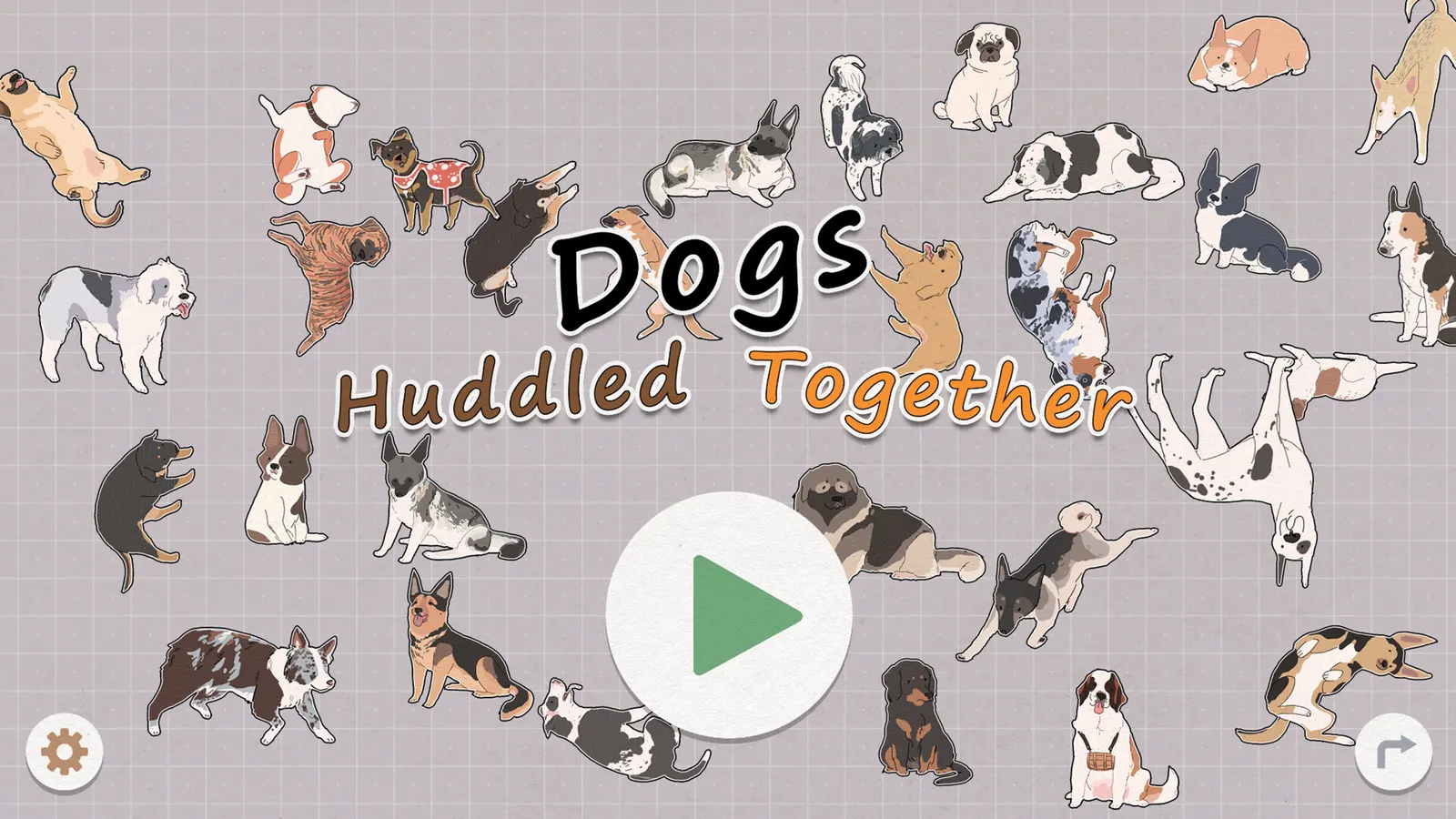 Dogs Huddled Together 挤在一起的狗狗们 media 8