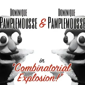 Обкладинка гри Dominique Pamplemousse and Dominique Pamplemousse in "Combinatorial Explosion!"