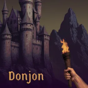 Обкладинка гри Donjon: The Dark Fantasy