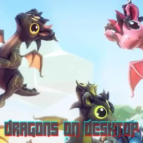 Обкладинка гри Dragons On Desktop