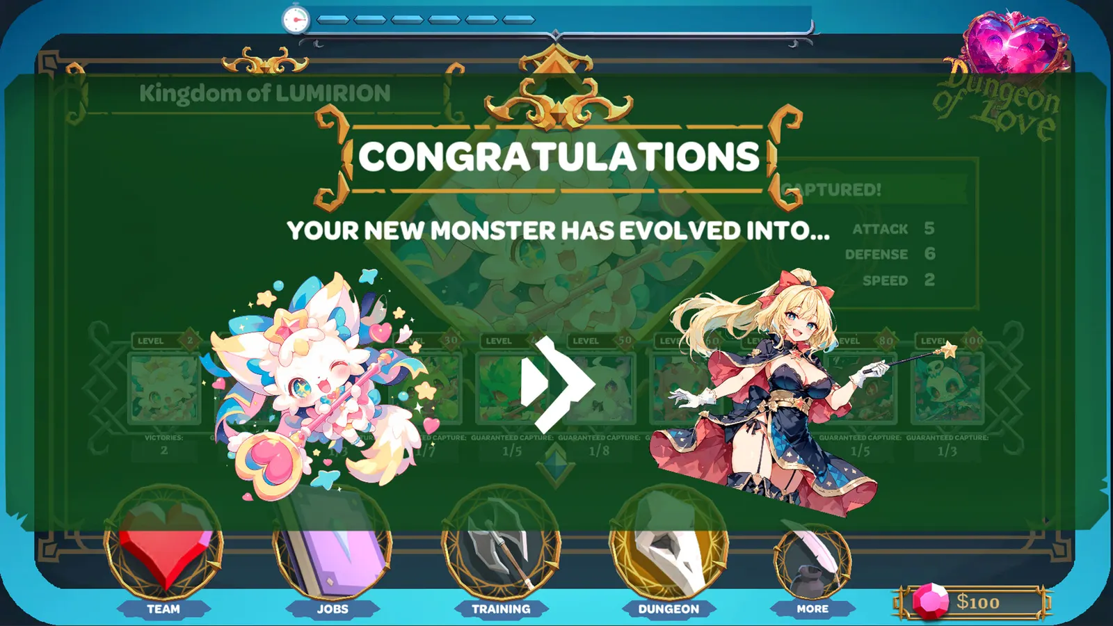 DUNGEON OF LOVE: Catch Monsters media 5
